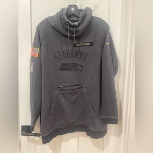 Seattle Seahawks Salute to Service women’s sweatshirt, gray sized XL